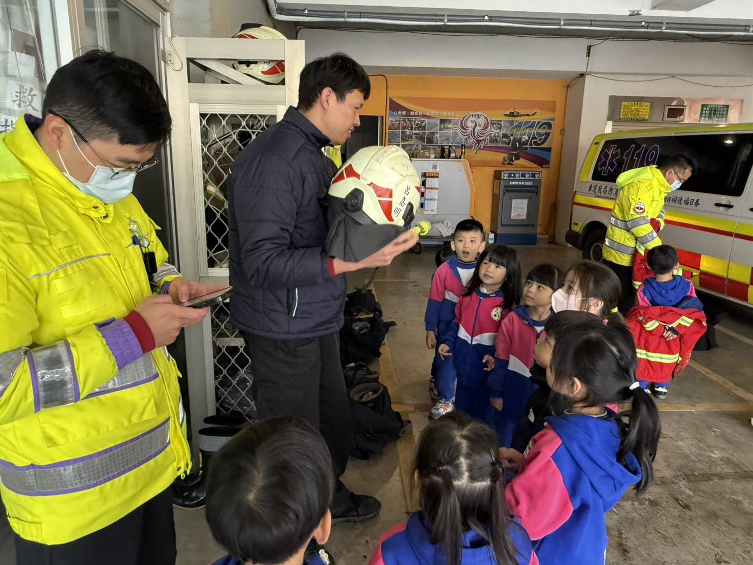 114上(中班)戶外教學~參訪大有消防隊